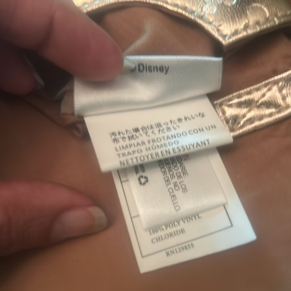 Disney Parks Mickey Mouse Rose Gold Shoulderbag/Clutch - Picture 11 of 11